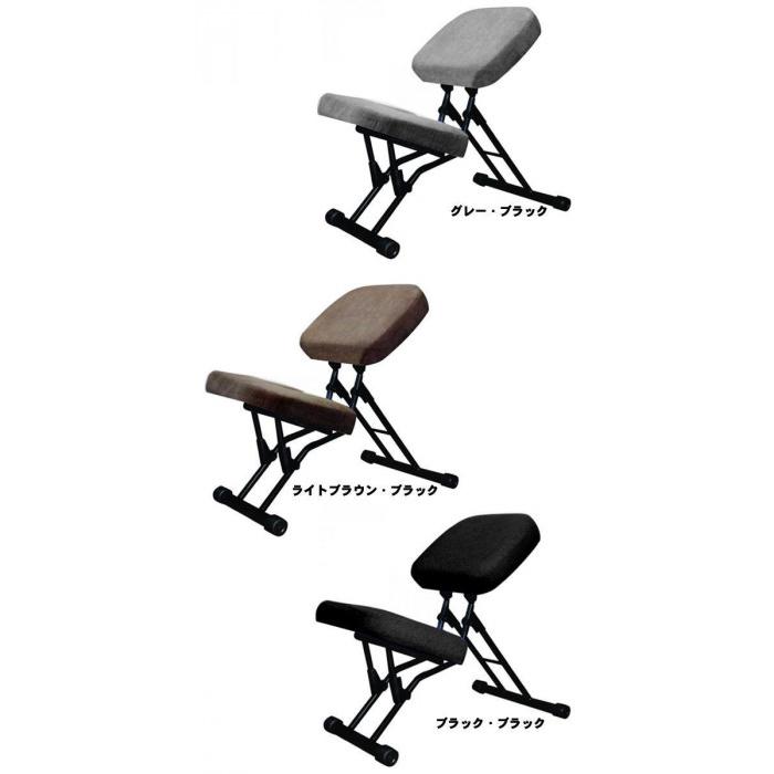ルネセイコウ 正しい姿勢をサポートする可変式チェア セブンポーズチェア 日本製 完成品 SPC-14 グレー・ブラック_5