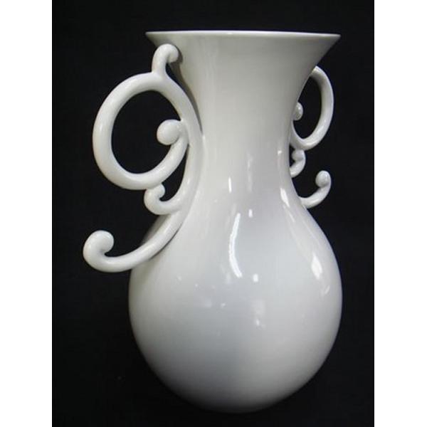 かわ畑 個性的で上品なデザイン 花瓶 フラワーベース ホワイト 1212USC012 - 2