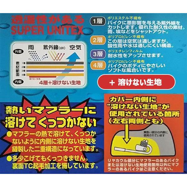 ユニカー工業 スーパーユニテックス バイクカバー LL BB-904の画像