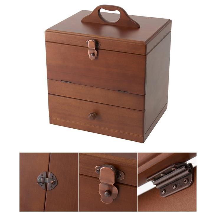 茶谷産業 Made in Japan 日本製 コスメティックボックス 三面鏡 020-108 茶谷産業 Made in Japan 日本製 コスメティックボックス 三面鏡