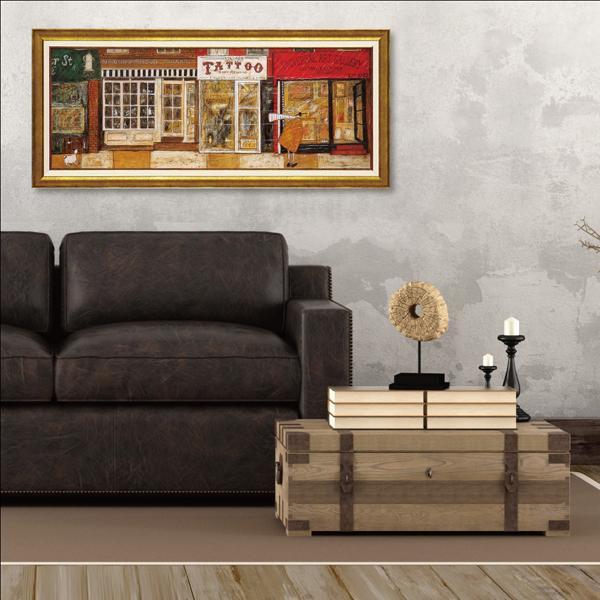 ユーパワー アートフレーム サム トフト「あなたの住む街角で」 ST