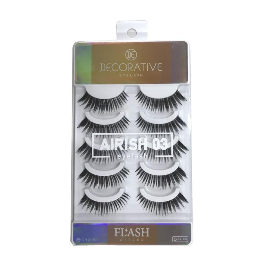 DECORATIVE EYELASH デコラティブアイラッシュ つけまつげ 上まつげ用 FLASHシリーズ AIRISH アイリッシュ03 SE49063｜shiningstore｜02