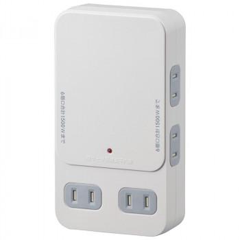 OHM 増設用壁タップ 6個口 HS-AK6B-W | ブランド登録なし