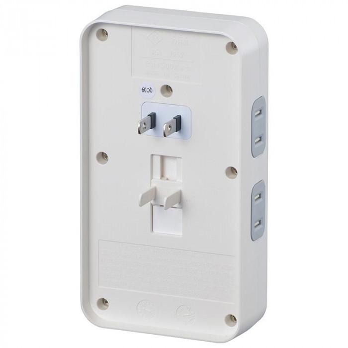 OHM 増設用壁タップ 6個口 HS-AK6B-W | ブランド登録なし | 02