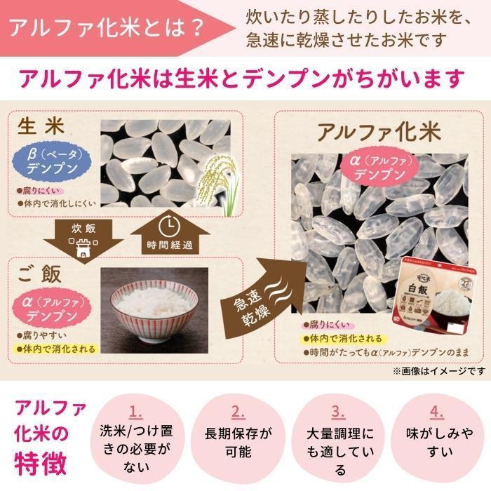 アルファー食品 炊き出し用 アルファ化米 大量調理 50食分 白飯 アルファー食品 炊き出し用 アルファ化米 大量調理 50食分 白飯