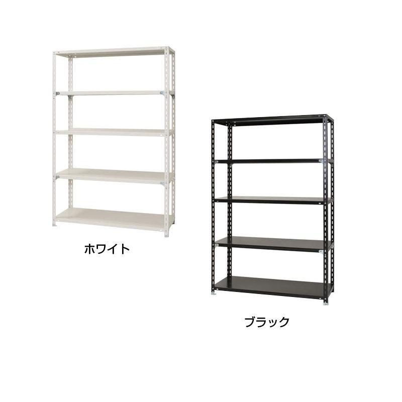 スチールラック NC1200-18-5段 間口1200×奥行450×高さ1800mm ホワイトの画像