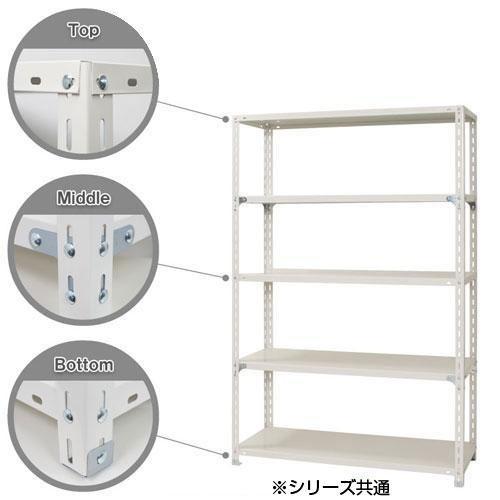 スチールラック NC1200-18-5段 間口1200×奥行450×高さ1800mm ホワイトの画像