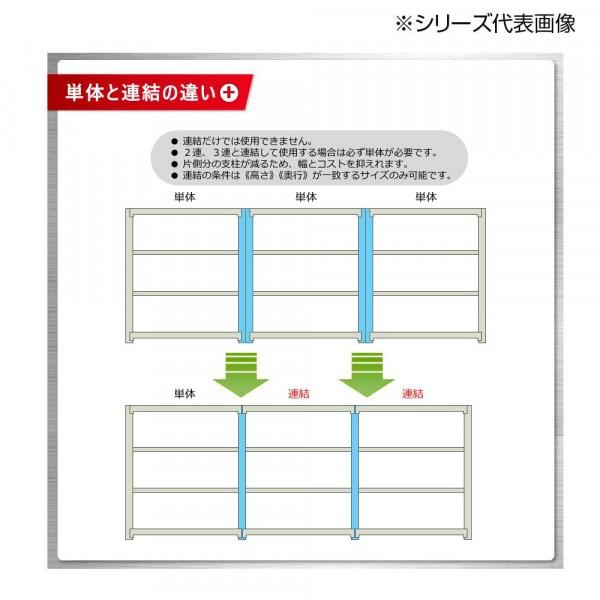 ブランド登録なし - 中量仕合わせ 耐荷重500kg印字機 単体 間口1800×奥ふかさ750×高さ1800粍 4段 ニュー象牙色