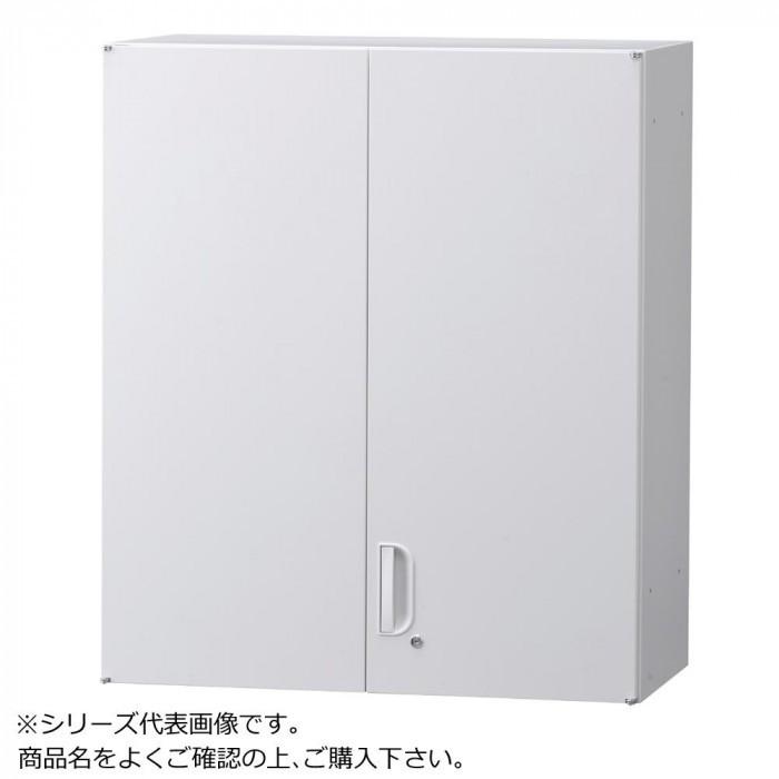 豊國工業 壁面収納庫浅型両開きH1050(上置) ホワイト HOS-HRUSX BN-90色(ホワイト)の画像