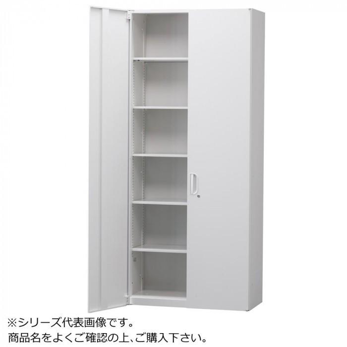 豊國工業 壁面収納庫浅型両開きH2100 ホワイト HOS-HRLSX BN-90色(ホワイト)_1