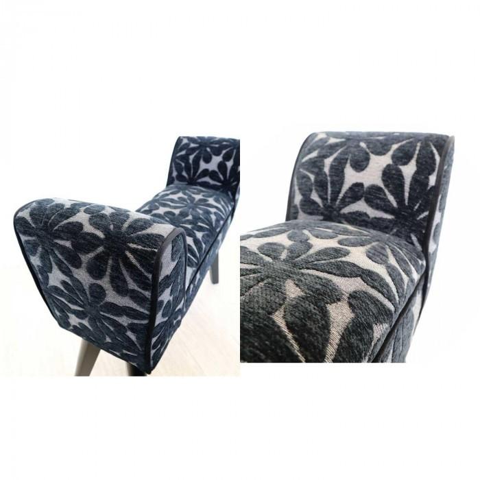 かわ畑 モダンテイスト スツール ベンチ S 椅子 花柄 1612STC002