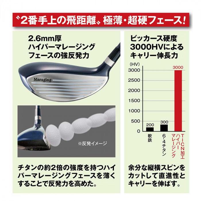 ファンタストプロ TICN ユーティリティ 15番 シャフト硬度SR UT-18(SR)_3
