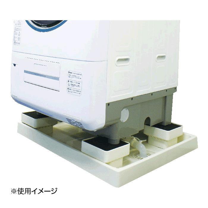洗濯機台 かさ上げ用 イージースタンド 一般用高さ105mm Ｄ105 洗濯機パン用 洗濯機かさ上げ台 イージースタンド (一般用/高さ