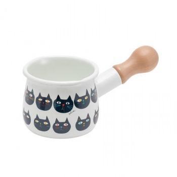 豊琺瑯 Plune.(プルーン) ホーロープチミルクパン(ガス火専用) WT