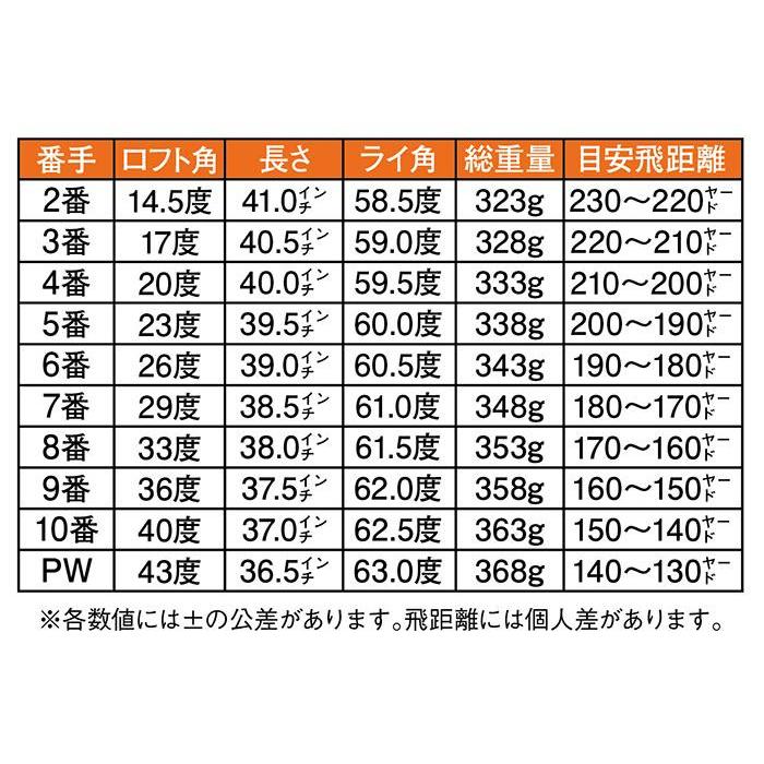 デリンジャートッパ(突破)タラコアイアン 9番 シャフト硬度SR DTT-09