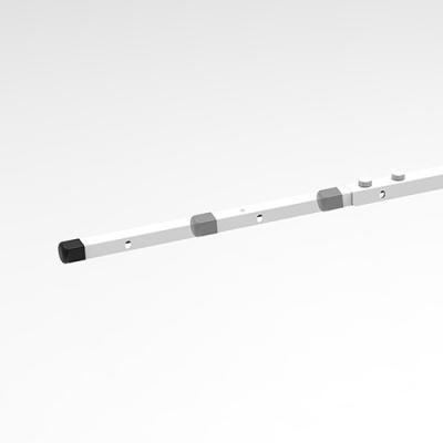 ナカバヤシ 飛沫防止防炎シートスタンド スライドMサイズ/ホワイト PTS-SL4070W_1