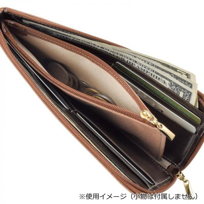 オフィス スリーワークス 日本製柿渋染ショルダーバッグ・財布セット