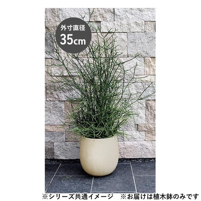 グリーンポット 植木鉢 テラニアス バルーン アンティークホワイト