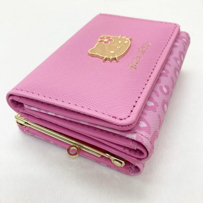 サンリオ ハローキティ 口金財布 ピンク(レオパード) HK79-2