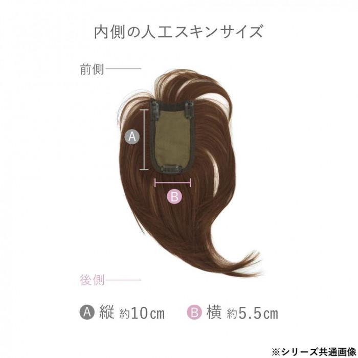 プリシラ 白髪かくしウィッグ 人毛100％ ロング 人毛ナチュラルブラック ST-102-ZBBKの画像