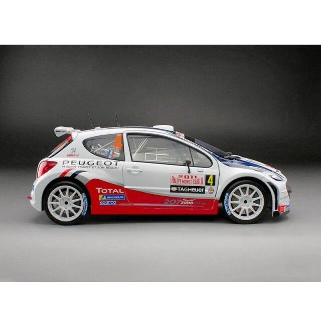 SUNSTAR B プジョー 207 S2000 11 ラリーモンテカルロ 優勝 4 B.Bouffier/X.Panseri 1/18スケール 5443_1