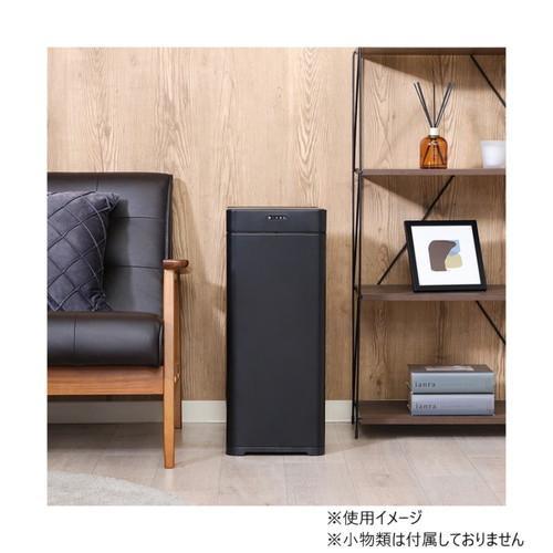 不二貿易 C/D:40310 除菌消臭センサーダストボックス 45L BK