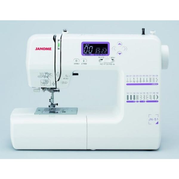 JANOMEジャノメ コンピュータミシン JN-51 : ab-8070ba : シャイニング 