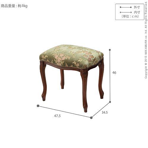 イタリア製　スツール　猫脚 ヴェローナ　クラシック　アンティーク　北欧 イタリア 家具 ヴェローナクラシック スツール-金華山 猫脚 輸入家具