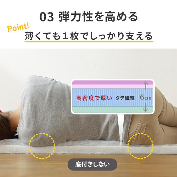 敷き布団 敷布団 ダブル フトンマットレスという、睡眠革命。 karari PREMIUM カラリプレミアム ダブル D_5