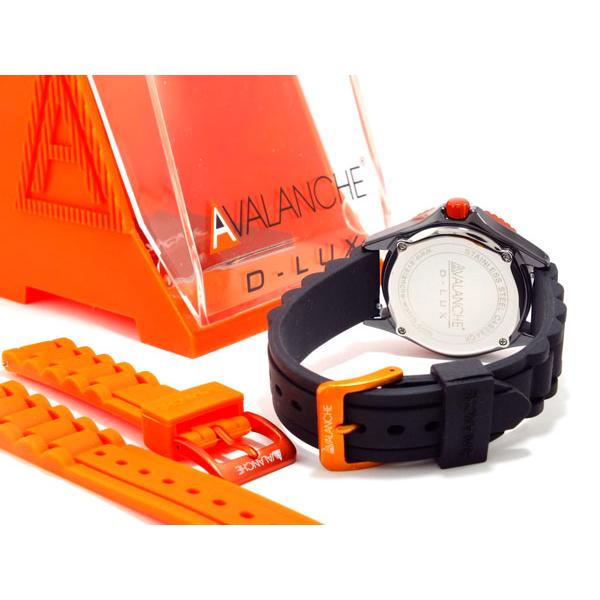 アバランチ AVALANCHE クオーツ 腕時計 AV-1017CER-OR オレンジ オレンジ｜shiningstore｜04