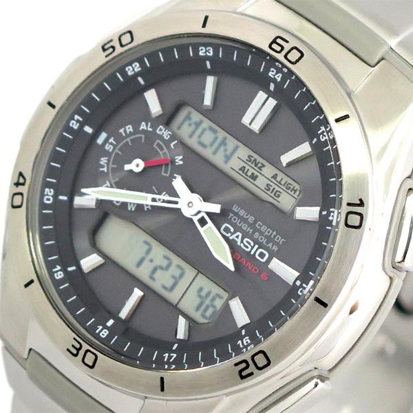 保証書付 腕時計 メンズ腕時計 カシオ Casio 腕時計 メンズ Wva M650d 1a ウエーブセプター Wave Ceptor クォーツ ブラック シルバー ブラック 最安値に挑戦 Www Doctor Plan Com