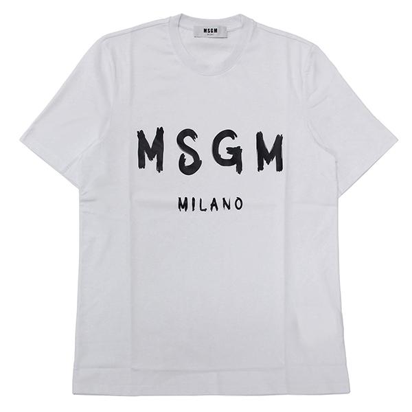 期間限定30 Off Tシャツ Msgm エムエスジーエム ユニセックス プレ 雑貨 レディース メンズ Msgm エムエスジーエム Tシャツ 2640mm97 Wh カラー ホワイト 半袖 クルーネック コットン100 ホワイト Mサイズ トップス