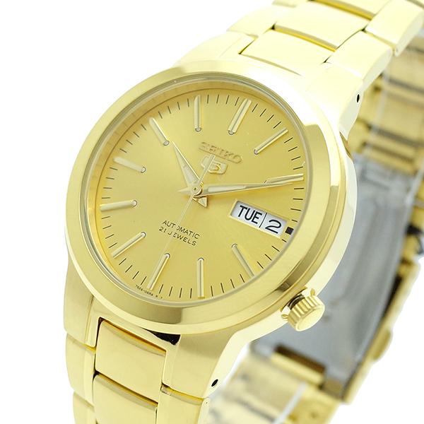 セイコー Seiko 5 ウオッチ 自動巻 ゴールド文字ディスク 海外範 Snka10k1 メンズ 並行輸入貫録 Climatictesting Com