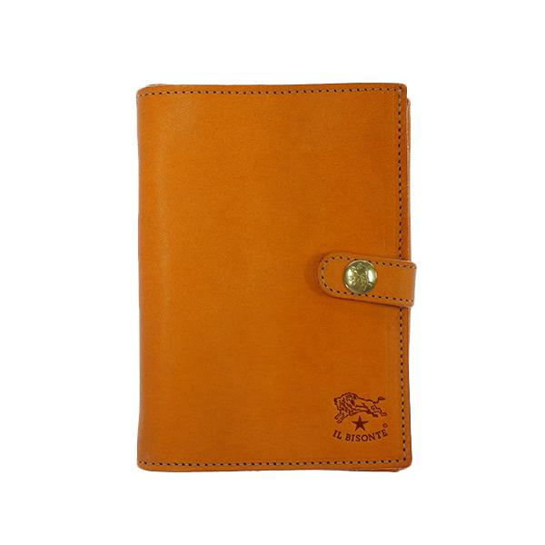 肌触りがいい Il イルビゾンテ メンズ財布 ギフ プレゼント 雑貨 メンズ Bisonte Il イルビゾンテ 折財布 Bisonte カラー オレンジ 小銭入れ1 ポケット2 札入れ1 カード5 開閉留め具 レザー オレンジ C04 P 166 メンズ 折財布 財布