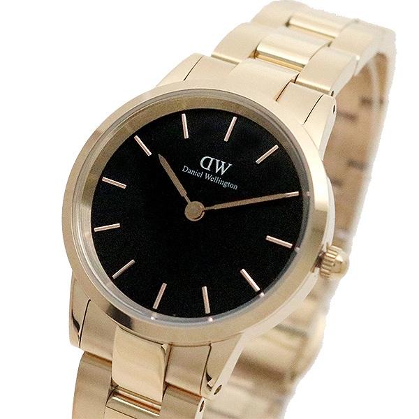 送料無料 早い者勝ち 腕時計 ダニエルウェリントン Daniel Wellington 腕時計 レディース Dw Iconic Link 28mm クォーツ ブラック ローズゴールド 宅送 Vijayvehicles In