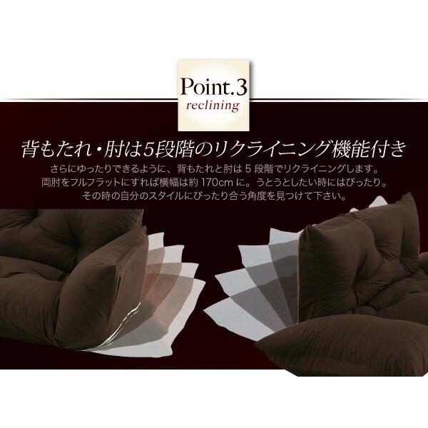 フロアソファ フロアカウチソファ 2P