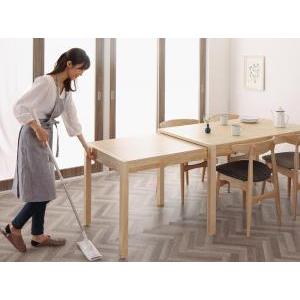 北欧デザイン スライド伸縮テーブル ダイニングセット SORA ソラ