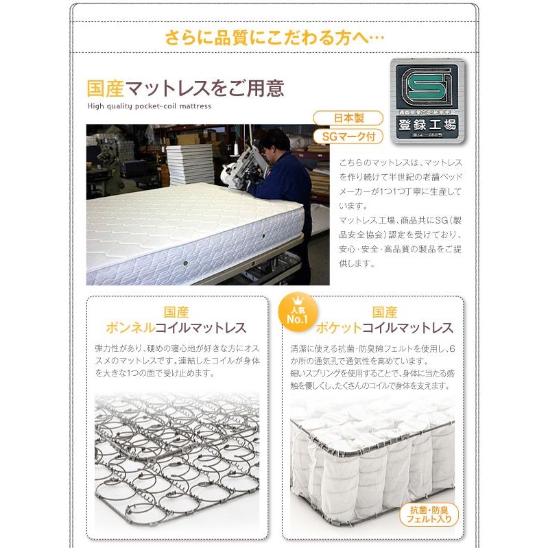 工具いらずの組み立て・分解簡単収納ベッド ベッドフレームのみ 