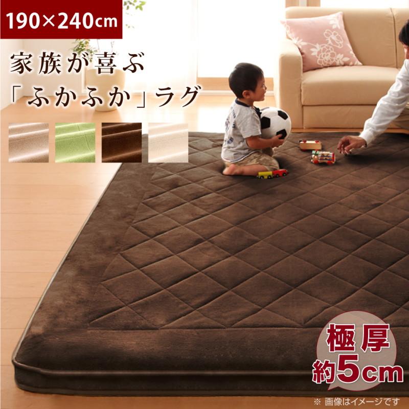 全色再入荷　即完売品　スーパーふかふかラグ　190×190 スーパーふかふかラグ ラグ 190×240cm : シャイニングストア - 通販