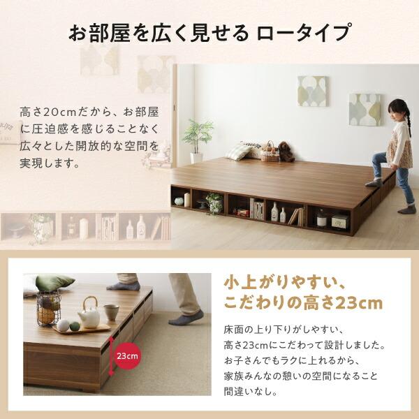お客様組立 シェルフ棚・引出収納付きベッドとしても使える お客様組立 シェルフ棚・引出収納付きベッドとしても使える