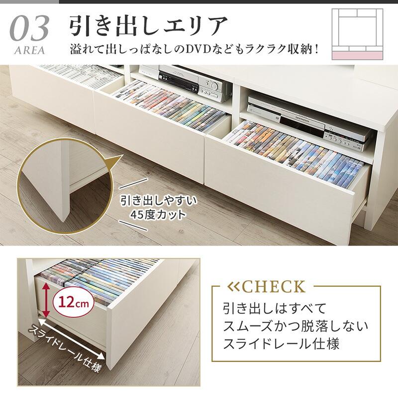 テレビ台 ハイタイプ ウォールナット テレビボード TV台 50型 50インチ 
