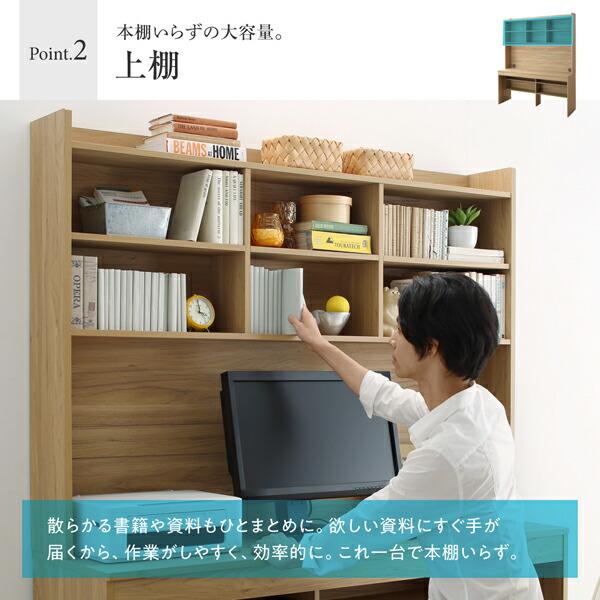 デスク 机 150 テレワーク 在宅 リモート 在宅ワーク 書斎 壁面 収納