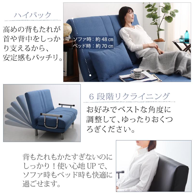 ソファーベッド 2人掛け コンパクト ソファベッド ソファー ソファ