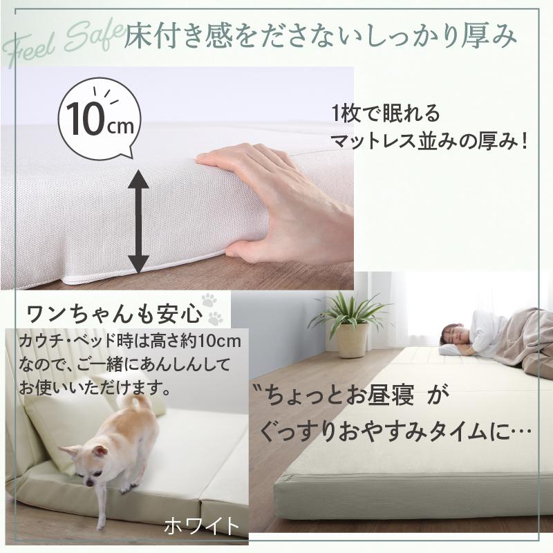 あらゆる生活シーンに寄り添う3wayソファ Coche コチェ 2P 座面カラー