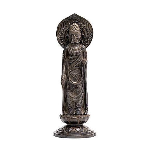 仏像 聖観音菩薩 16cm （古美茶） 仏師：牧田秀雲 原型＿『天台宗