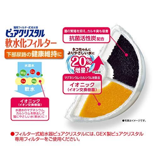 ジェックス ピュアクリスタル 軟水化フィルター半円タイプ猫用5P｜shiningtoday｜04