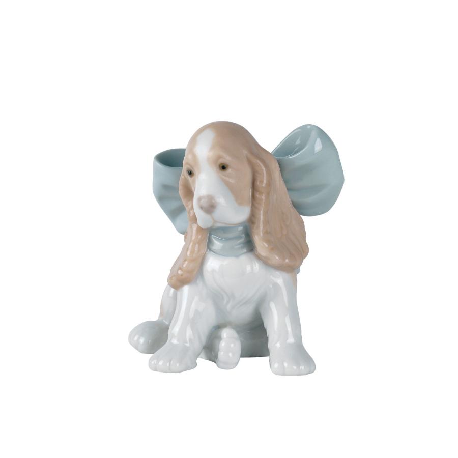 ナオ Nao リヤドロ 人形 リボンの仔犬 02001349 : Shining Today
