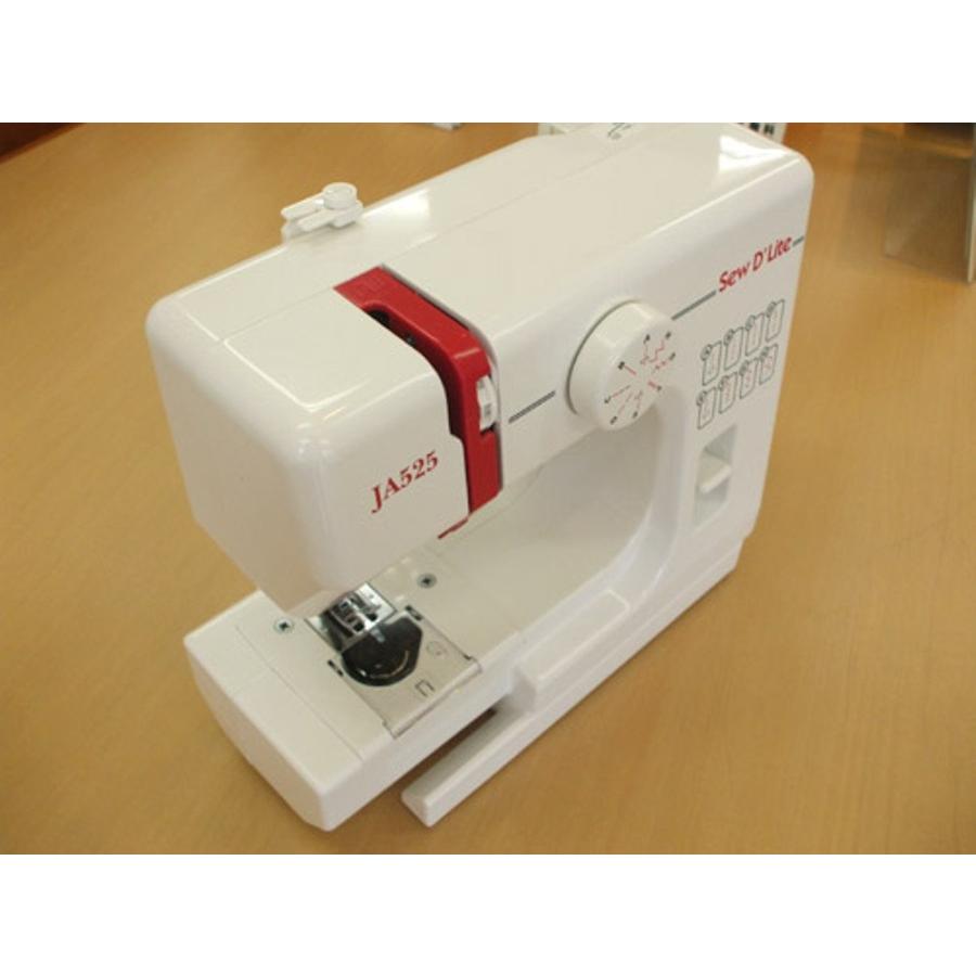 ジャノメ コンパクト電動ミシン 【sew D`Lite】 JA525 ホワイト