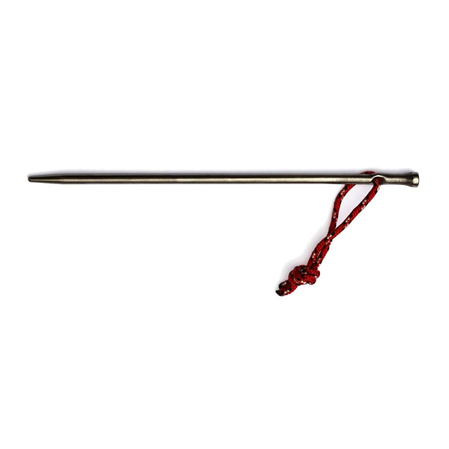 ヴァーゴ - チタンネイルテントステークワット/コード、6パック ヴァーゴ - チタンネイルテントステークワット/コード、6パック