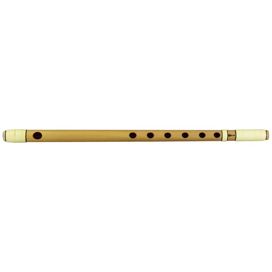 大岡紫山 篠笛 Cタイプ 獅子田 籐両巻(内部赤塗) 6穴 7本調子